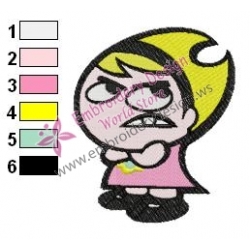 The Grim Adventures of Billy and Mandy Embroidery Design 06